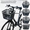 Fixed Durable Bicycle Rear Basket Plastic Bike Rear Basket  Children's Folding Bike Accessories