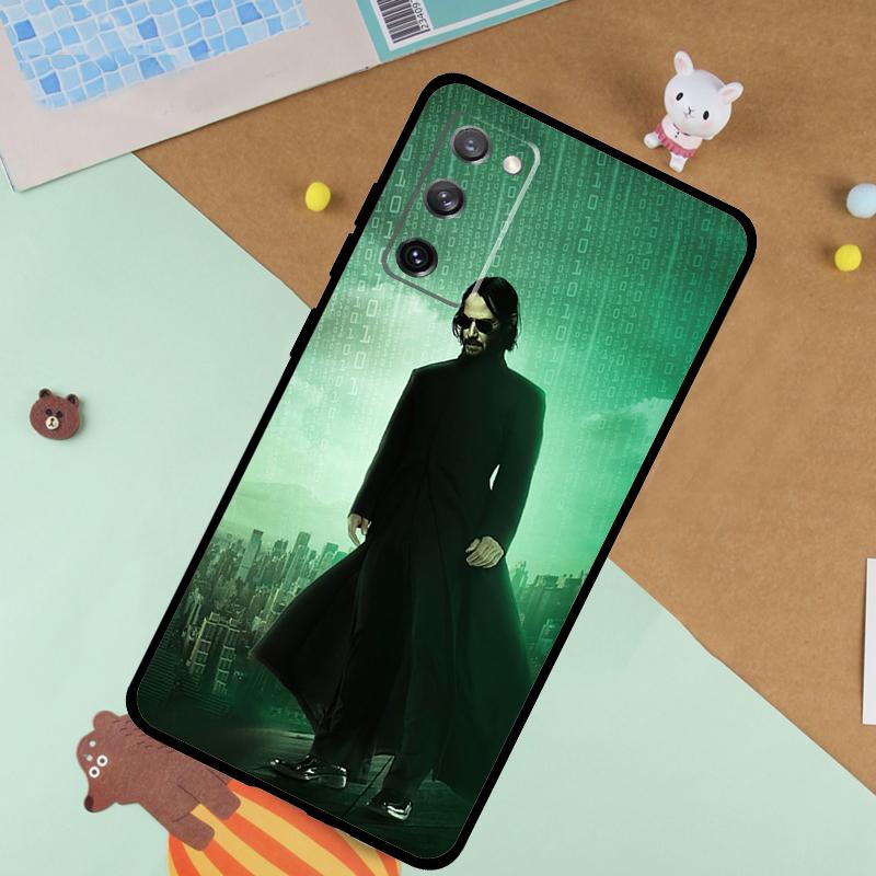 Matrix 4 Art Soft Case For Samsung Galaxy S25 Ultra S9 S10 S20 S22 S21 Plus S23 FE S24 Ultra Funda Cover