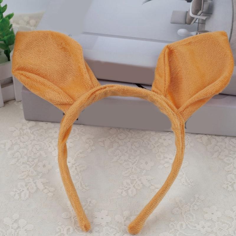 Костюмы кенгуру для детей, косплеи, повязки на голову, хвост, нос, перчатка, аксессуары для костюмов животных