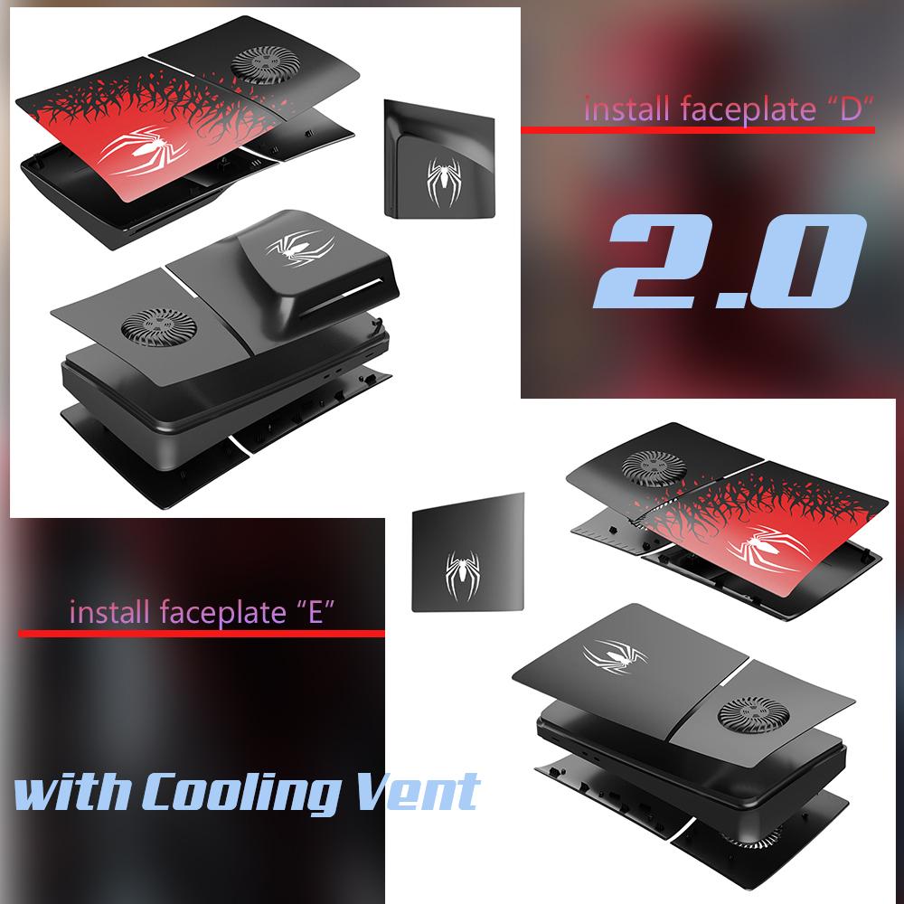Лицевая панель для Playstation 5 Slim Disc Digital Edition PS5 Cover Skin Лицевые панели
