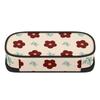 Pencil Case Roomy Interior Zipper Closure 300D Polyester with Main Pocket Mesh Layer and Removable Pen Divider for Classroom Use