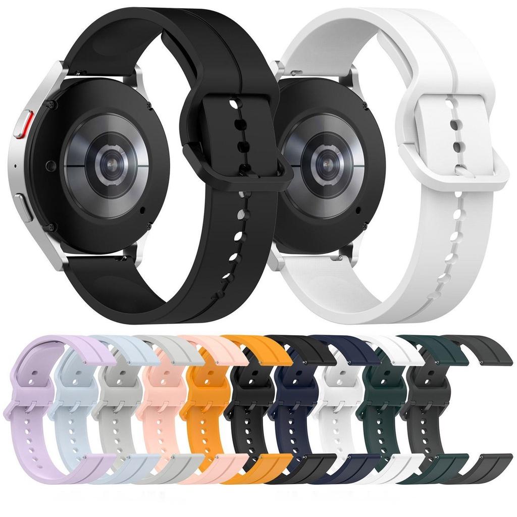 Силиконовая магнитная пряжка для Samsung Galaxy Watch 4 6, оригинальный ремешок Galaxy Watch 5 Pro 4 Classic, 44 мм, 40 мм, 42 мм, 46 мм, 45 мм, ремешок