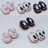 Handmade Labubu Shoes 3.8CM Doll Clothes Match Versatile PU Leather Shoes  Joint Doll