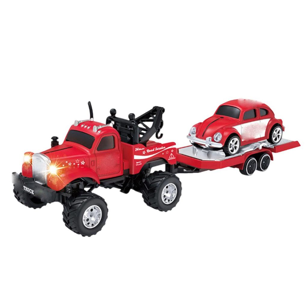 Rc Truck, Rc Semi Truck With Trailer, Rc Truck 1/64 Scale Alloy, 2025 New Rc Truck, 2.4ghz Remote Control, For Kids Gifts
