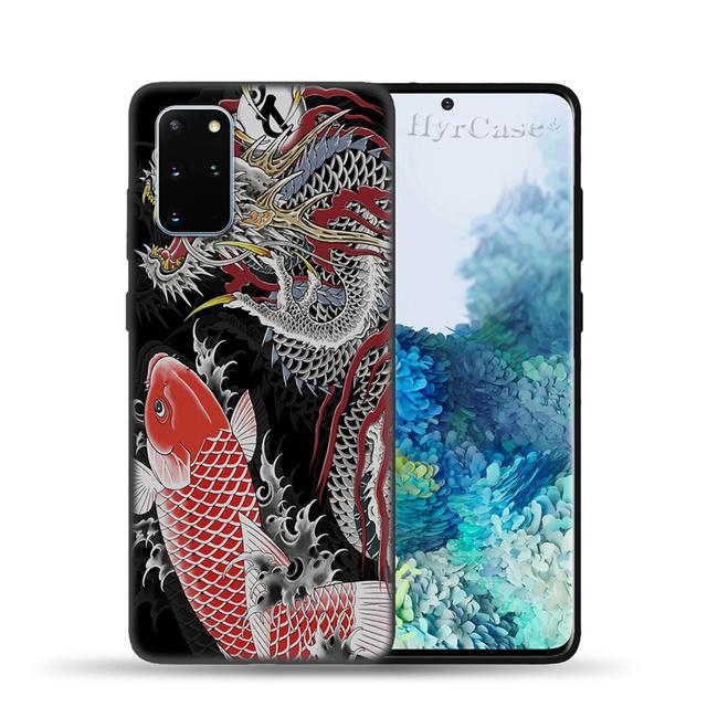 Силиконовый чехол с китайским драконом для Samsung Galaxy S22 S21 Ultra S20 Fe Plus A53 A73 A52 A72 A51 A71 A22 A12 A32 A50 A33 A13, чехол
