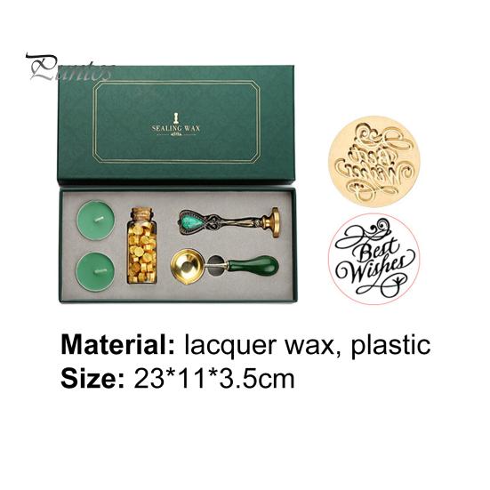 1 комплект, винтажный набор сургучовых уплотнительных бусин для самостоятельного изготовления лака для запечатывания конвертов