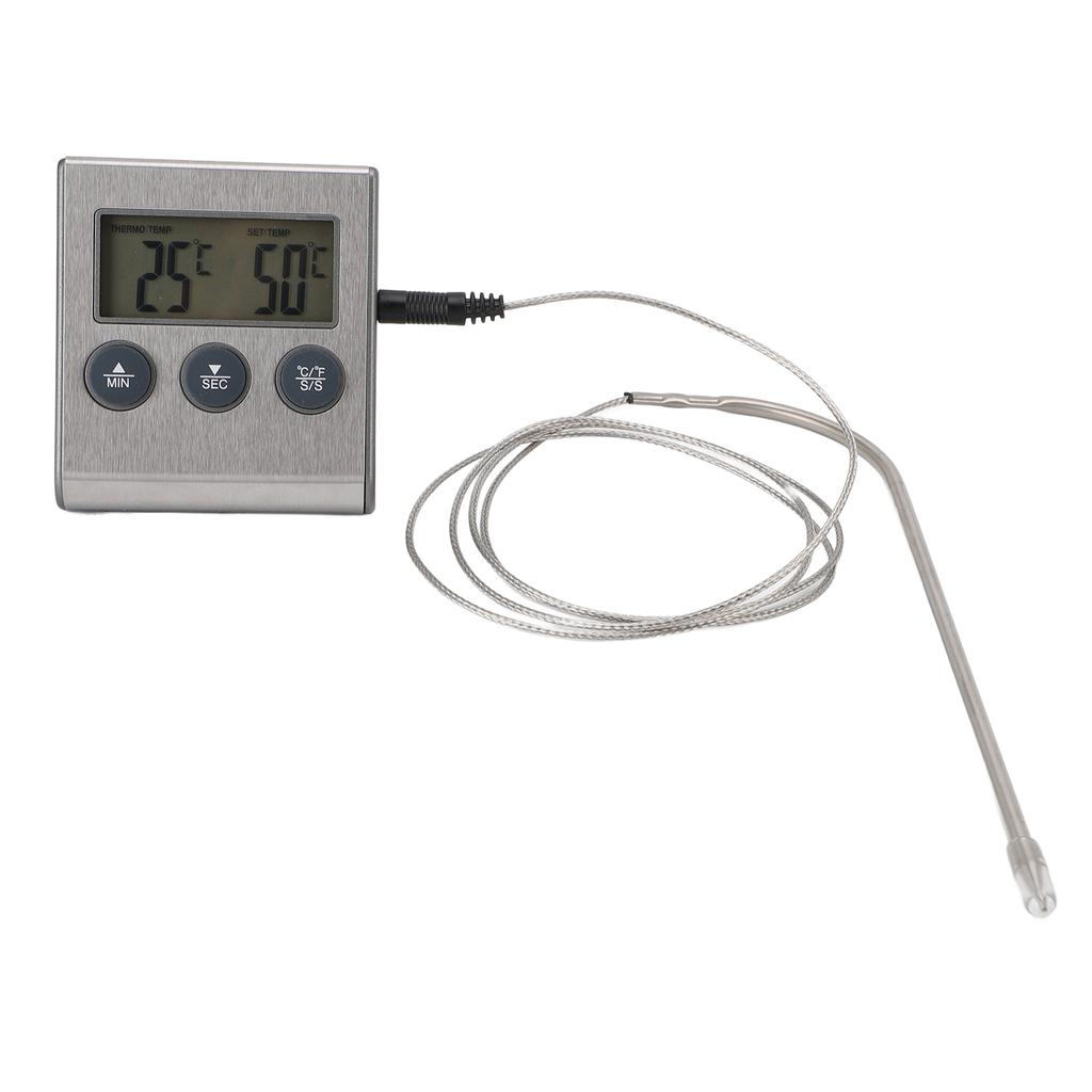 Кухонный термометр для приготовления пищи, складной таймер, мгновенный термометр для мяса для домашнего использования