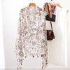 Paisley Sunscreen Scarf Shawl Knot Button National Style Cloak Elegant Cardigan Cape  Beachside