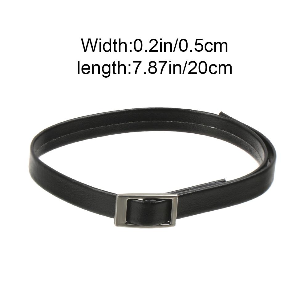 Super Mini Long 20cm Width 5mm Doll Belt Bjd Doll Clothes DIY Doll Accessories Artificial Leather