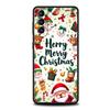 Чехол для телефона Merry Christmas для Samsung Galaxy S26 S25 S24 S23 S22 S20 S21 FE Ultra S25 Edge Plus 5G Мягкий ТПУ Корпус Fundas
