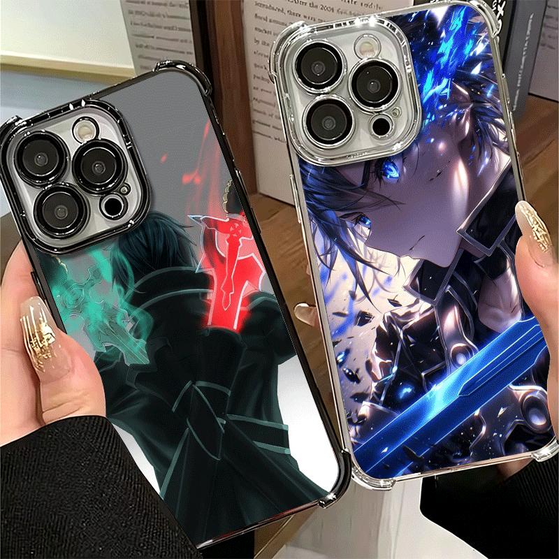 Чехол для телефона Sword Art Online Кирито с покрытием для Xiaomi Poco X5 X6 X7 X8 Pro Max F8 Ultra F7 M8 M7 M5S Redmi 15C 15 14C 13C 13 X3