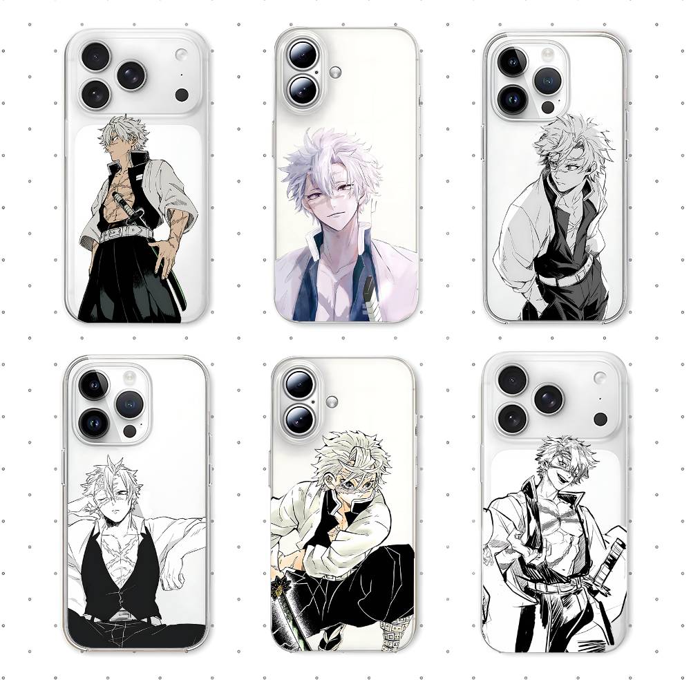 Чехол для телефона S-Shinas-zugawas S-Sanemi Для Iphone17 16 15 11 13 14 Pro Max 7 8 Plus X Xr Xs Max Se2020 12mini Прозрачный чехол