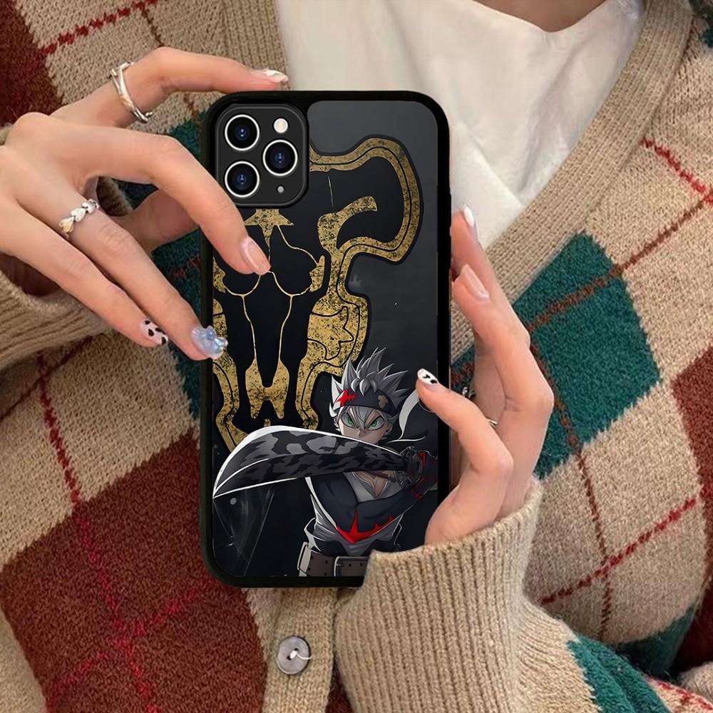 Чехол для телефона Black Clover Силиконовый PC+TPU Для Для IPhone 11 12 13 14 15 16 Plus Pro Max Чехол
