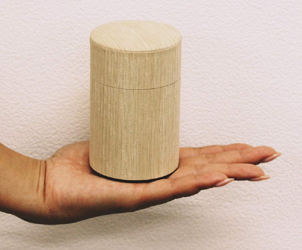 Kotodo Takahashi Seisakusho Чайница деревянная банка Нукумори, длинная, 100 г, дуб