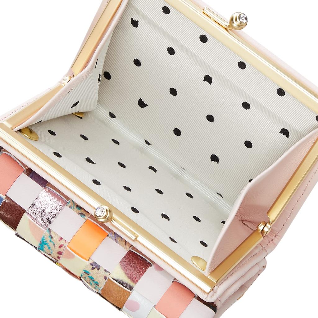 Складной кошелек-портмоне на кнопке Epone Neko Mesh Розовый [Tsumori Chisato] Женский (04)