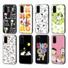 SM7 Snoopy черный мягкий чехол для iPhone 16 15 Plus 14 13 Pro 8 SE XR XS Max P30 Nova 5T Y5P Y6 Y7 Y8P Y9 Realme C30 C33 C31 VIVO Y36 V27