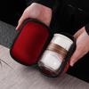 Shangqi White Porcelain Portable Travel Tea Set