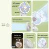 USB Rechargeable Silent Desk Fan for Home, Office, or Dorm - Compact and Quiet for Students