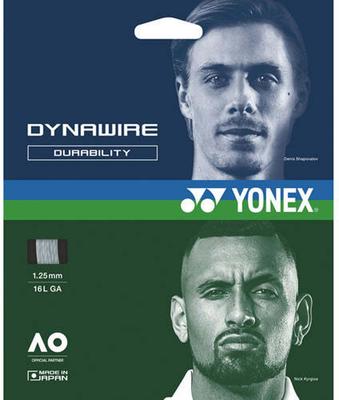YONEX Теннисная струна Gut Dynawire 125 200м TDW125R2 Белый/Серебристый (284) 1,25мм