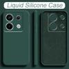 Liquid Silicone Case For Xiaomi Redmi 13C Redmi Note 13 5G Note 13 Pro Plus 5G Note 12 12S Note12 Pro Plus 5G 4G Poco X5 X6 F5 Pro 5G Shockproof Cover