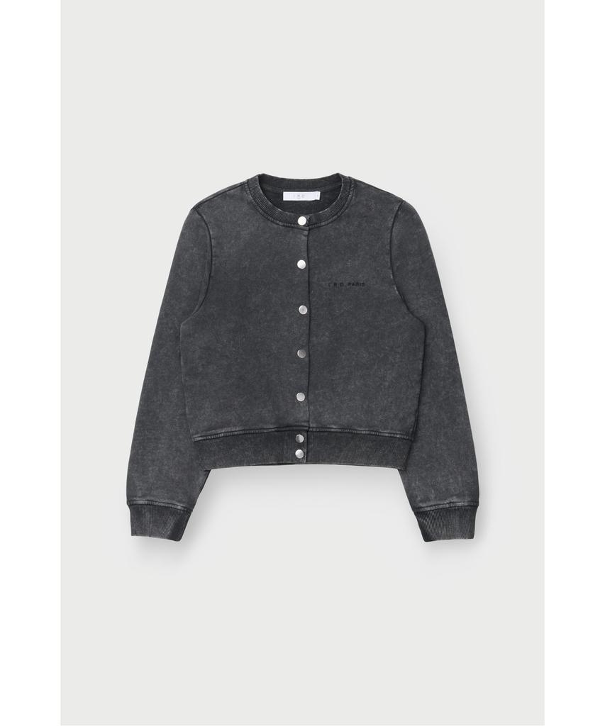 IROWOMEN Hyale Washed Button Cardigan Iowaw26106Bkl