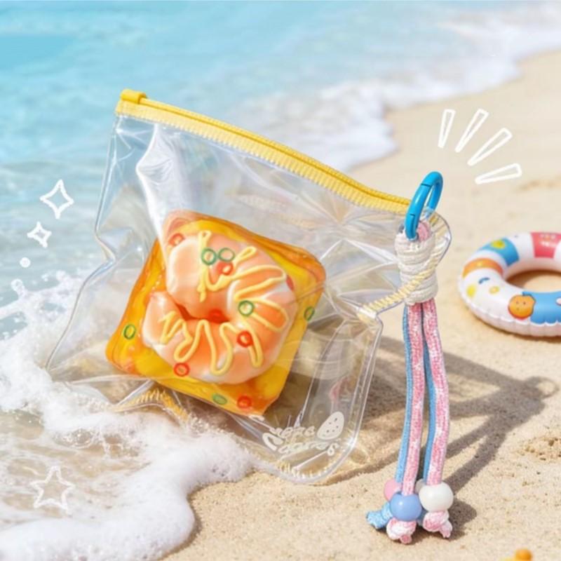 Игрушка-сквиш Fun Силиконовая серия в островном стиле Зажимать морепродукты Игрушка-антистресс Медленно поднимающаяся Игрушка-фиджет Сенсорная игрушка для снятия тревоги Концентрации