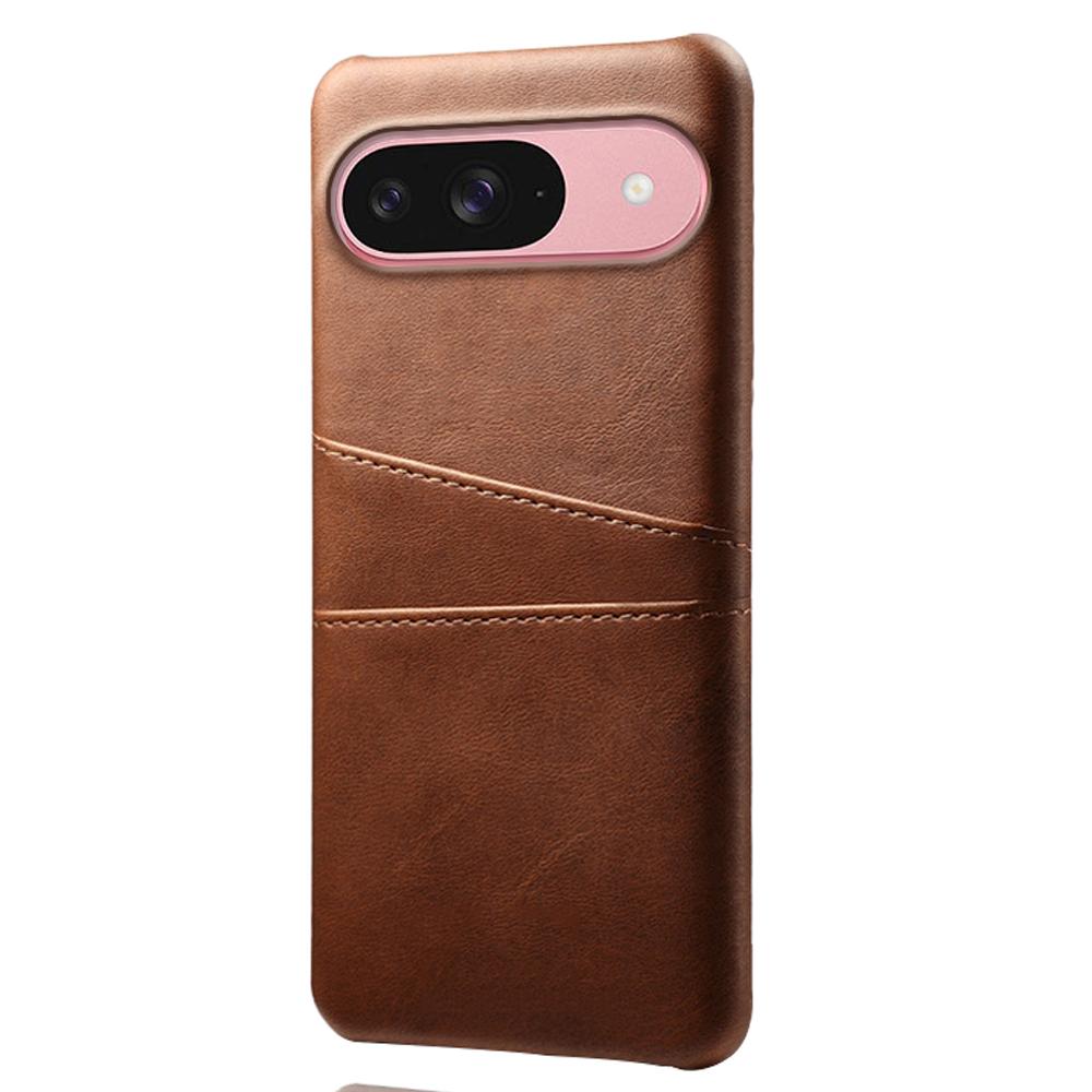 For Google Pixel 10/10 Pro Case Dual Card Slots PU Leather + Hard PC Phone Cover