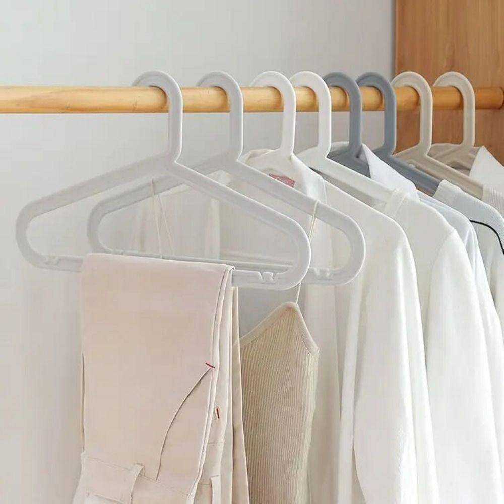 10Pcs Plastic Clothes Drying Rack Nordic Style Baby Hangers Clothes Display Hangers for Home