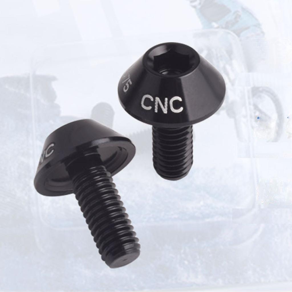 Винты для флягодержателя M5x12 Алюминиевый сплав Винты для держателя фляги для дорожных и горных велосипедов