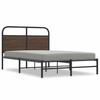 VidaXL Cadre de lit sans matelas 140x200 cm chêne marron 4100465