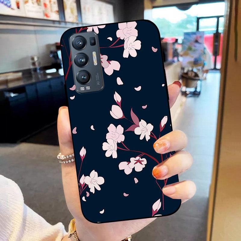 For OPPO Find X3 Neo X3 Pro Case Find X3 Lite Black Cover Silicone Soft Back Cases For OPPO Reno 5 Pro Plus 5G Phone Case FindX3