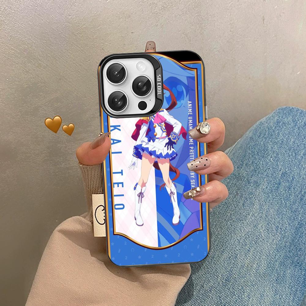 Чехол для телефона Аниме Uma Musume Pretty Derby Токай Тейо для iPhone 16 15 14 13 12 11 Pro Max X XR XSMAX 8 7 Plus Матовый Ударопрочный