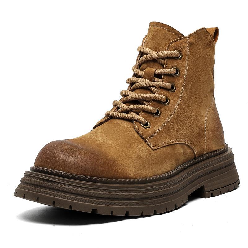 Ботинки из ревеня мужские дышащие ботинки Martin лето 2024 новые универсальные ботинки с толстой подошвой для инструментов 66687-J