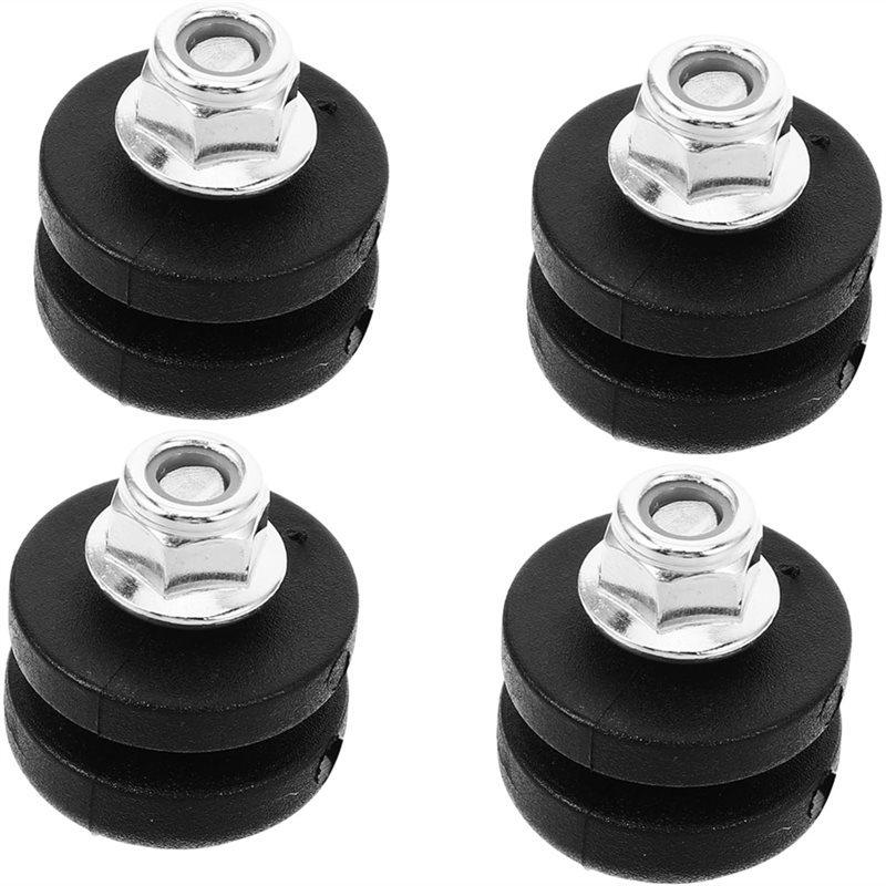 For Trunk Dirt Bike Pads Spacers 4Pcs Bushing Pad Motorbike Supply Rear Luggage Case Pad For Trunk Bracket Base Plate