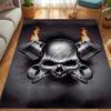 Skull Pistons carpet Living room and bedroom mats Doormat Room Office chair cushion Art