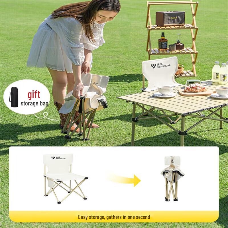 SERIES CLEAR Portable Folding Camping Chair