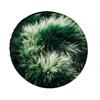 Forest Green Gradient Fluffy Long-Haired Polyester Tire Cover, Trendy And Personalized, High-Density Uv-Resistant And Sun-Proof,