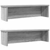 VidaXL Stackable Kitchen Shelves 2 Pcs Sonoma Grey 50x15x16 Cm, Kitchen Storage Shelf, Cabinet Organizer 860492