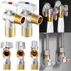 Brass Large Flow Water Stop Valves  For Gas Water Heater Toilet Faucet