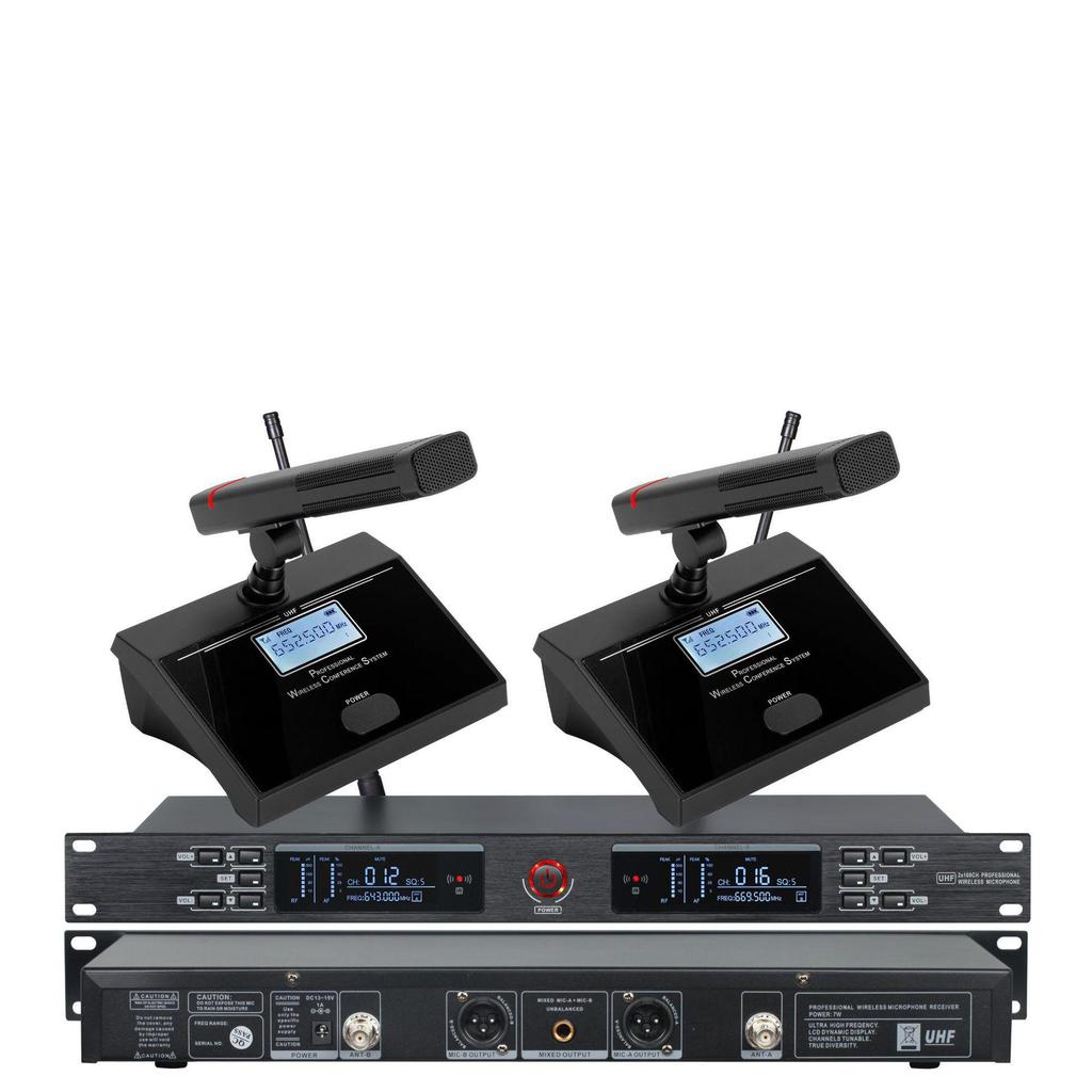 High-End U-Band Wireless Conference Lavalier & Headset Microphone
