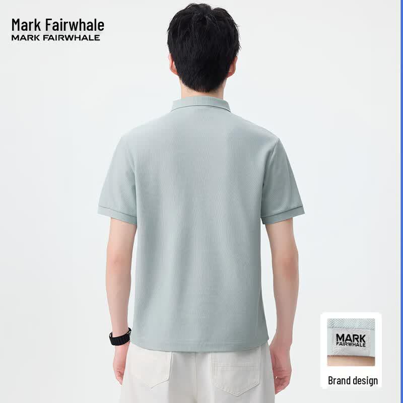 Mark Fairwhale Мужская охлаждающая рубашка-поло из смесовой льняной ткани
