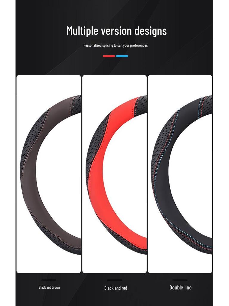 Натуральная кожаная оплетка руля для Changan UNIV, UNIK 2-го поколения, CS55 Plus и Yida - Аксессуар для тюнинга автомобиля