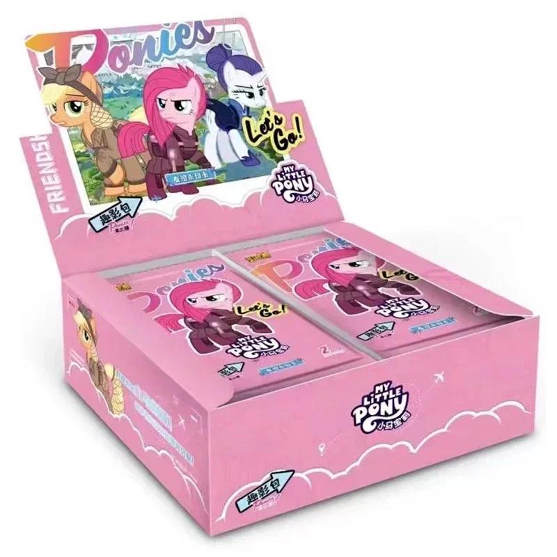 Оригинальная карточка My Little Pony Серия «Дружба вечна» Забавный набор «Кино» Милые Забавные Вечеринка Принцесса Аниме Коллекционные Карты Игрушки