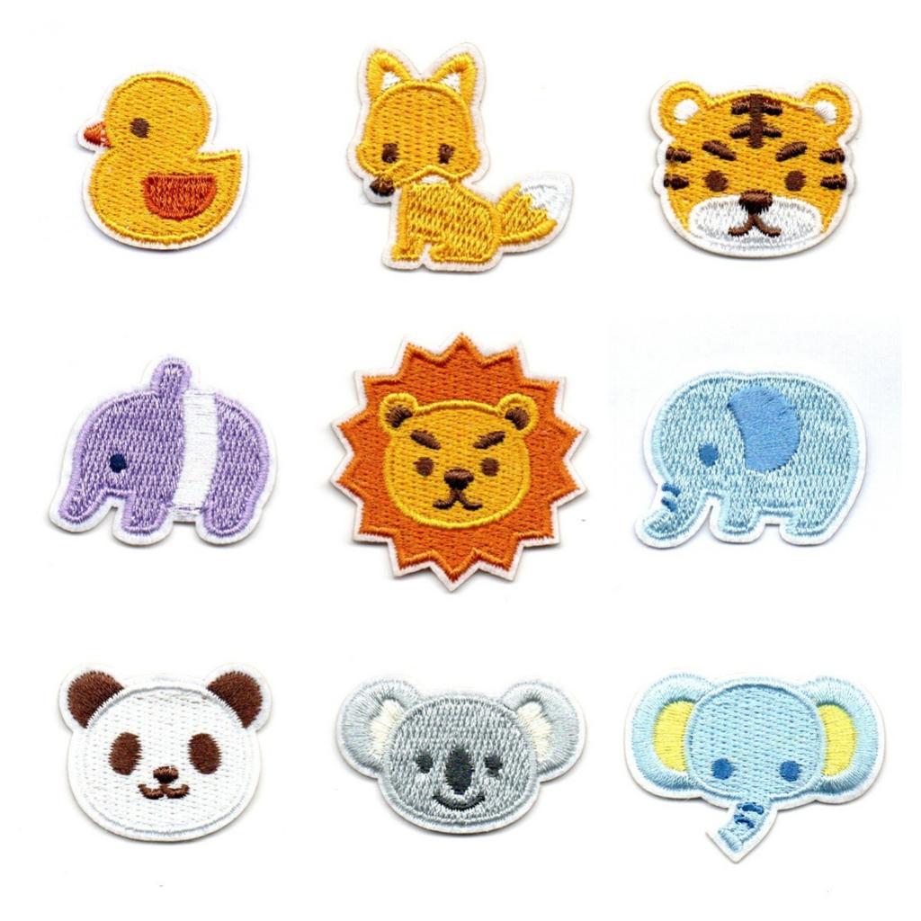 Embroidery Cloth Sticker Cartoon Animal Flower Embroidery Sticker Patch Hole Sticker Decorative Sticker Patch Patch Sticker