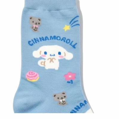 Носки Cinnamoroll корейского производства, хлопковые носки, носки средней длины, женские модные носки