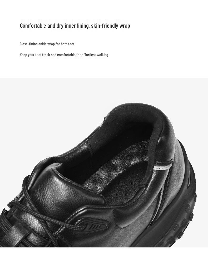 Мужские повседневные кроссовки на мягкой подошве 'Dad Shoes' для прямой трансляции 2025 - Зимние дышащие кожаные кроссовки