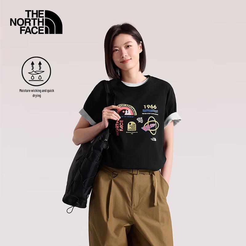 The North Face Унисекс Футболка с принтом, с коротким рукавом, для активного отдыха