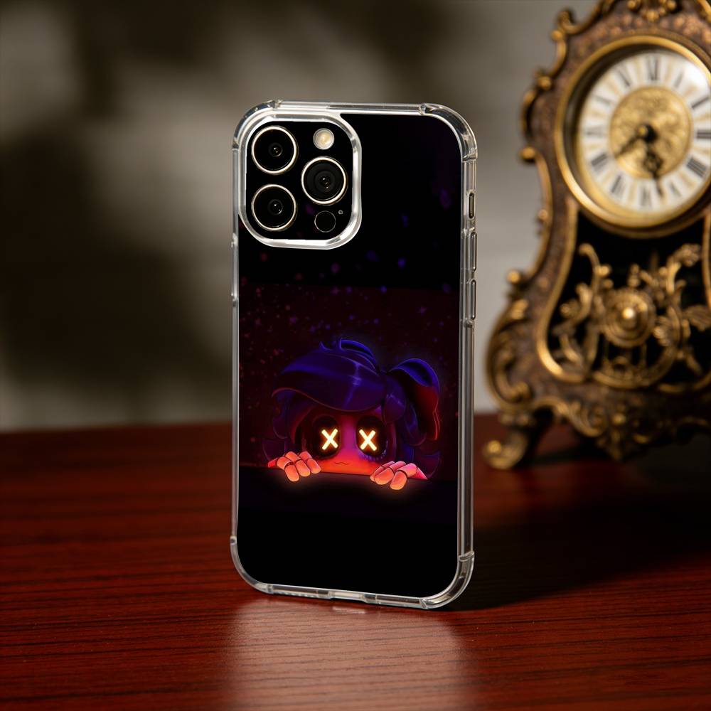 Чехол для телефона M-Murder Drones UZI для iPhone 17 16 15 14 13 12 11 Mini Pro Max Plus Прозрачный чехол