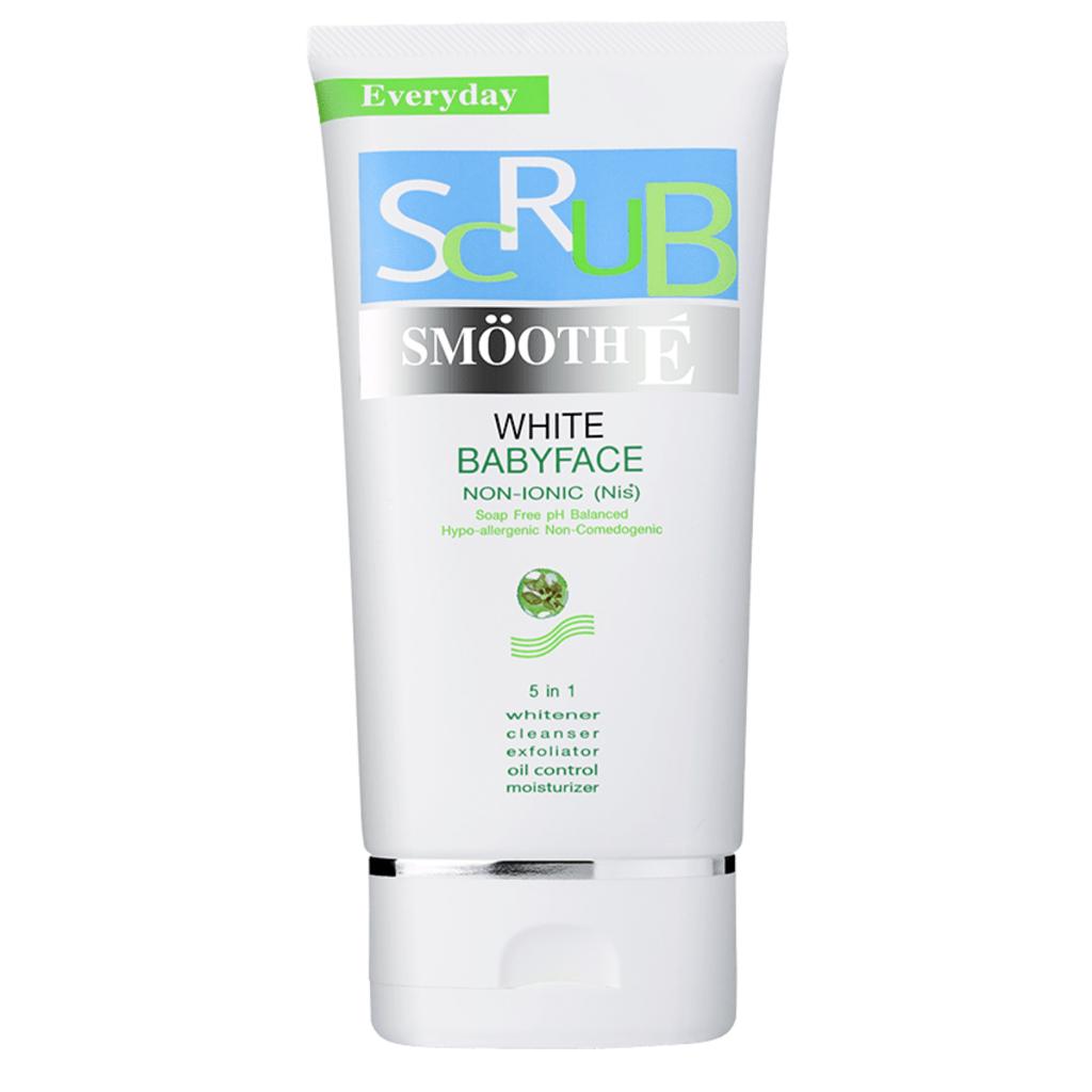 Smooth E BabyFace Scrub Пенка для лица 100% Natural Original/White 4 oz 118,29 мл - Thai Skin Care