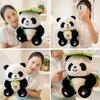 Hua Panda He Doll Leaves And Wealth Design Childrens Animal Plush Gift Toys